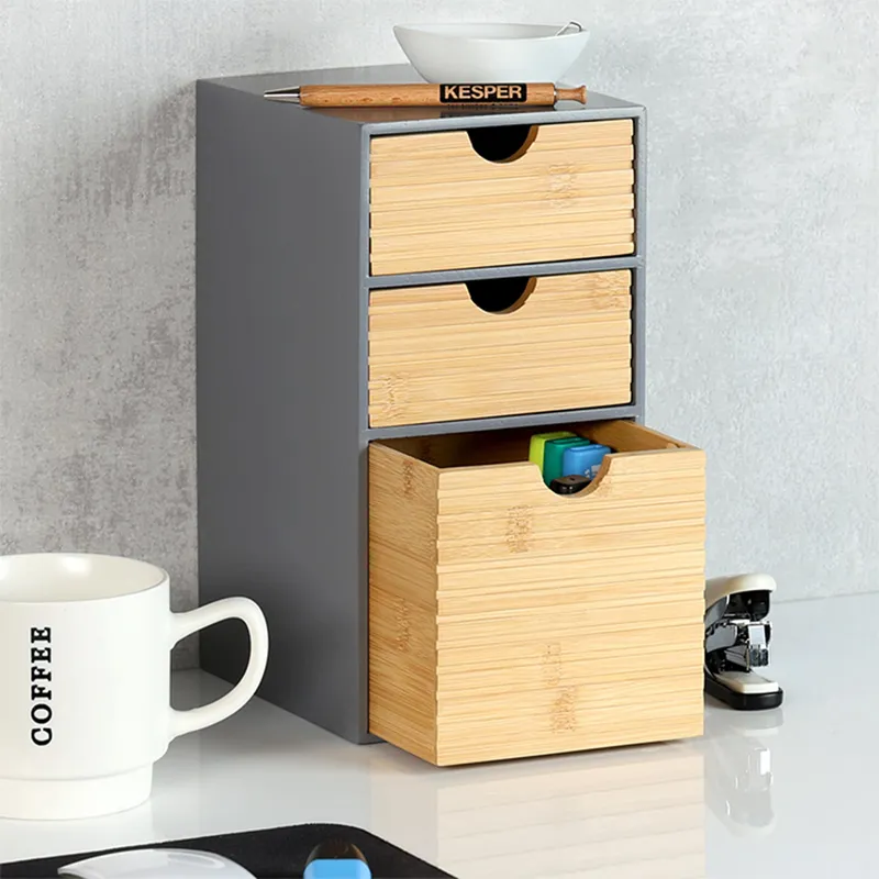 Kesper Organizer "schmal", Grau | natur, – Produktbild 3 von 4