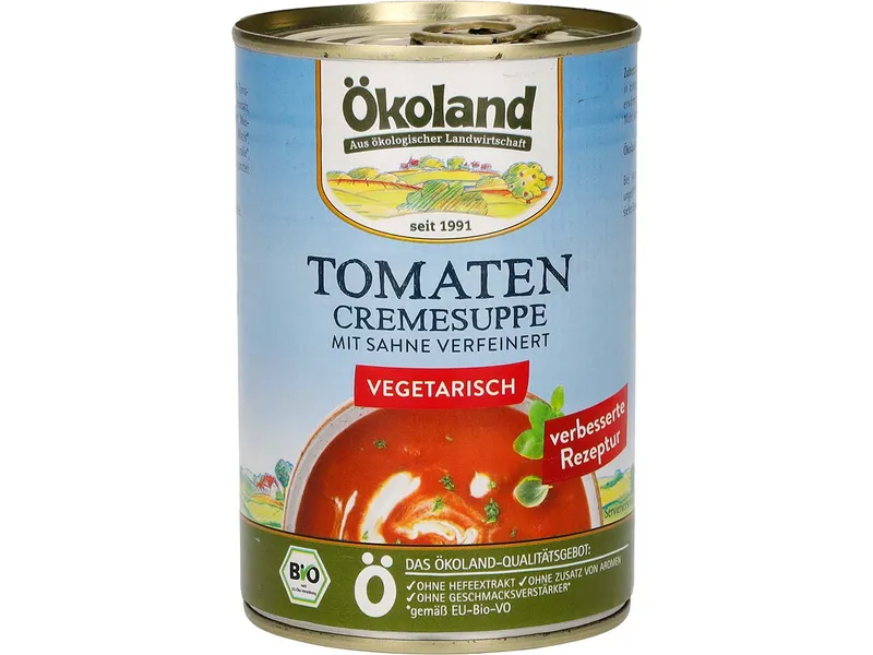 Ökoland Ökoland Bio-Tomaten-Cremesuppe, 400 g – Produktbild 1 von 1