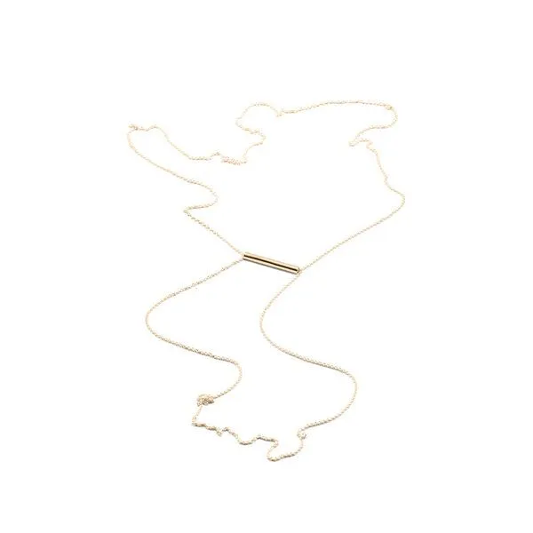 Jonathan Radetz Jewellery Jonathan Radetz Jewellery Kette BELONG, Gold 585, 14 Karat, Länge 80 cm, verstellbar ohne Verschluss – Produktbild 2 von 4