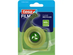 Tesa tesa Handabroller "EASY CUT" inkl. 1 Rolle, 33 m x 19 mm "CLEAR RECYCLED" – Produktbild 1 von 1