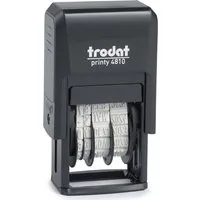 Trodat Trodat Datumsstempel „4810“, selbstfärbend, Abdruck 21 x 3,8 mm, schwarz – Produktbild 1 von 1