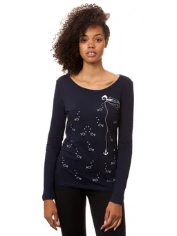 FellHerz Ankermädl Longsleeve navy - S – Produktbild 1 von 1