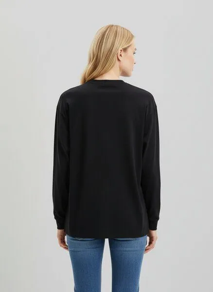 UNIPOLAR UNIPOLAR Basic Longsleeve Modell: Creative Longsleeve, Black, – Produktbild 2 von 2
