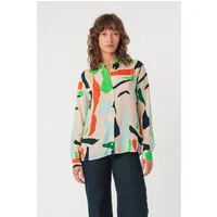 SKFK SKFK Damen vegan Bluse Asune Mehrfarbig – Produktbild 1 von 1