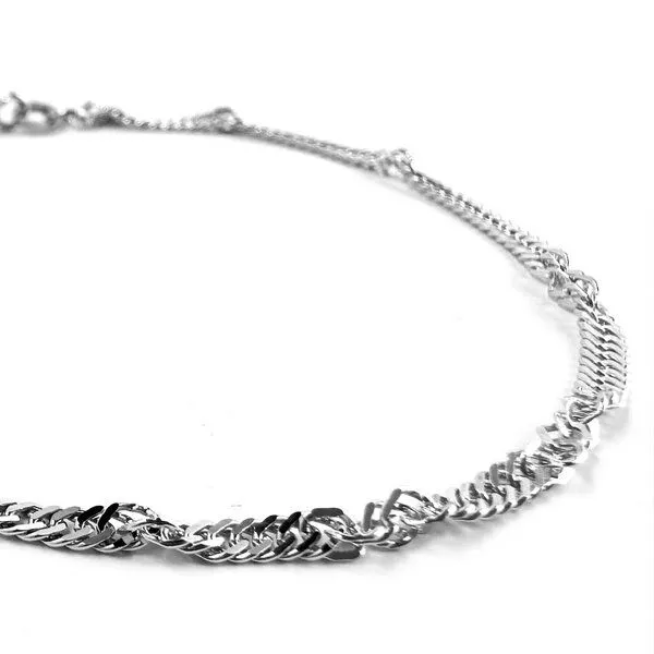 MOANINA MOANINA Armband Mera - 925 Silber/18k Gold Vermeil, Silber, – Produktbild 1 von 4