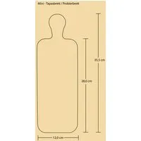 Die Schreiner Christoph Siegel Die Schreiner Christoph Siegel Probier- oder Tapasbrett - formschön & praktisch – Produktbild 1 von 1