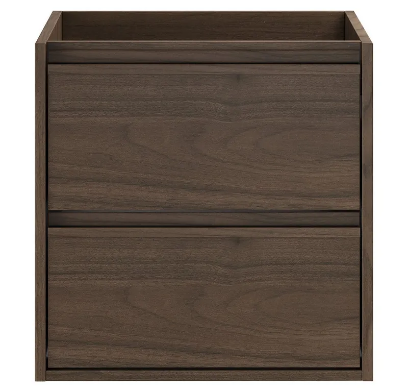 Lomadox Waschbeckenschrank VERZUOLO-56-WALNUT 50 cm breit in Walnuss, Braun, – Produktbild 5 von 5