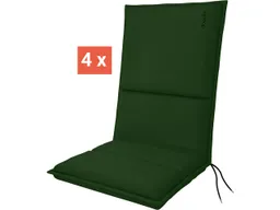 Doppler doppler Auflage "CITY" Midi, 4er-Pack, 110x48x6 cm, Polyester, moosgrün – Produktbild 1 von 1