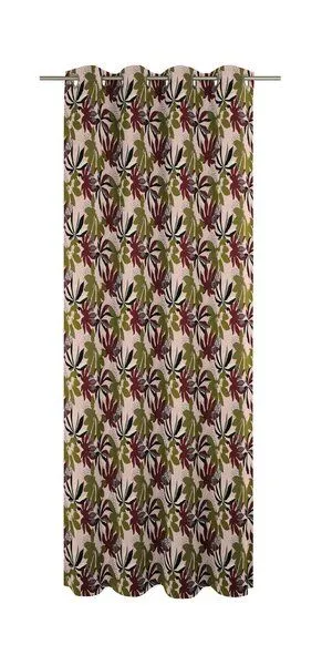 Nature by Adam Nature by Adam Vorhang aus 100% Bio-Baumwolle - Made in Germany - Jungle, Rosa, – Produktbild 2 von 7
