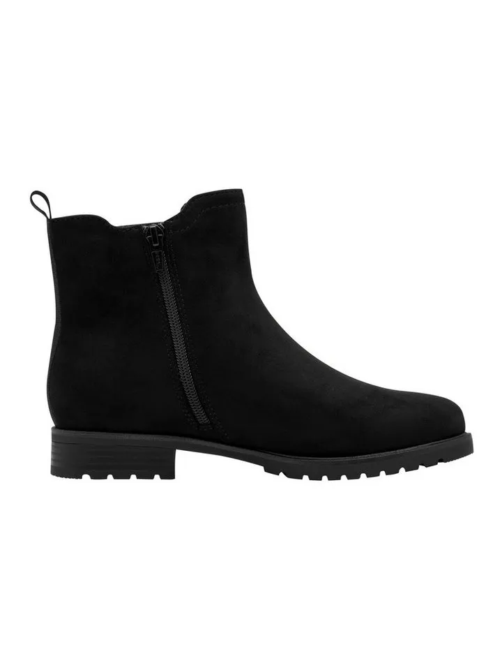 Jana Jana Vegan spitz kein Absatz 8-25493-47 Chelseaboots Vegan, Schwarz, – Produktbild 3 von 5