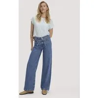 hessnatur hessnatur Jeans ALVA Wide Leg Soft aus Bio-Baumwolle mit TENCEL Lyocell, Dark blue, – Produktbild 2 von 8