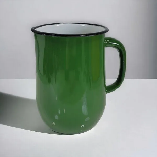 Moogoo Creative Africa Moogoo Creative Africa Karaffe 2,5 Liter | Emaille | hergestellt in der Ukraine | Fair Trade for Peace, Light green, – Produktbild 1 von 3