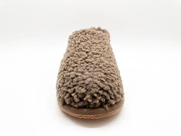 thies Hausschuh aus Schaffell "thies 1856 ® Cozy Sheep Low Slipper Boots", Elephant grey, – Produktbild 4 von 4