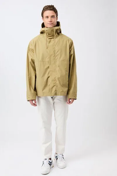 LangerChen LangerChen Kapuzenjacke mit verdeckter Knopfleiste, Breeze (braun), – Produktbild 3 von 4