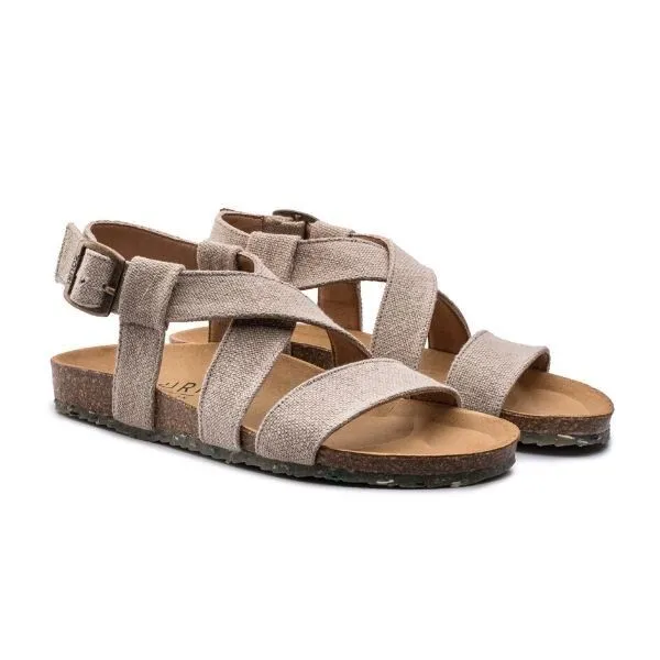 Zouri ZOURI Vegane Sandalen SAND, Leinen (beige), – Produktbild 1 von 4