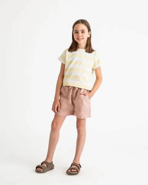 MATONA Matona Klassische kurze Hose für Kinder aus Leinen / Classic Shorts, Rosewood, – Produktbild 3 von 4