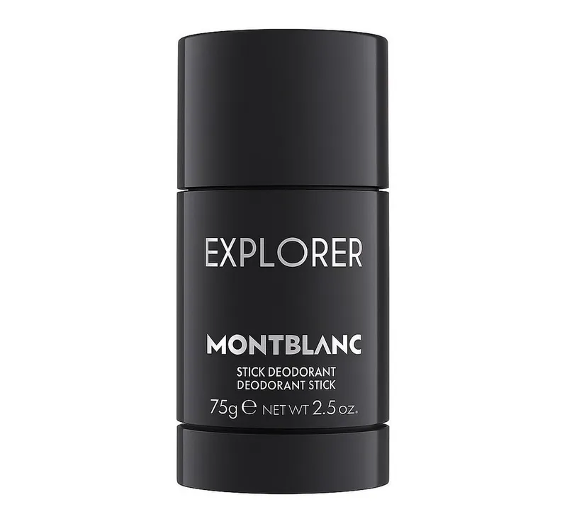 Montblanc Montblanc Deo-Stift Explorer Deodorant Stick 75 g – alkoholfrei, vegan, ohne Parabene, – Duft nach Explorer Eau de Parfum – langanhaltende Frische –, hautverträglicher Deo-Stick für Männer – kompakt & pflegend – Produktbild 1 von 2