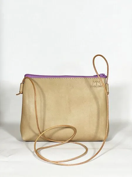 monday market monday market Ledertasche Stine, Beige, – Produktbild 2 von 3