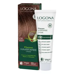 LOGONA Logona Pflanzenhaarfarbe Creme - Maronenbraun (230) – Produktbild 1 von 1