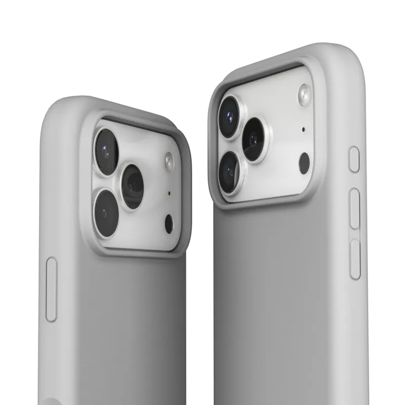 VONMÄHLEN VONMÄHLEN Soft Silikon Case für iPhone 17 Pro Light Gray – Produktbild 4 von 5