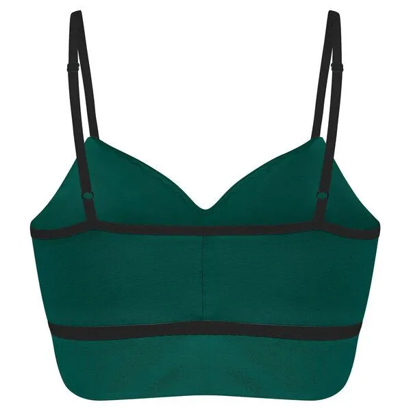 Frija Omina Frija Omina Bio Bustier Yoga, Smaragd, – Produktbild 3 von 4