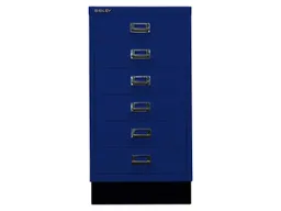 Bisley Bisley Schubladenschrank "MultiDrawer" DIN A3 mit 6 Schubladen oxfordblau – Produktbild 1 von 1