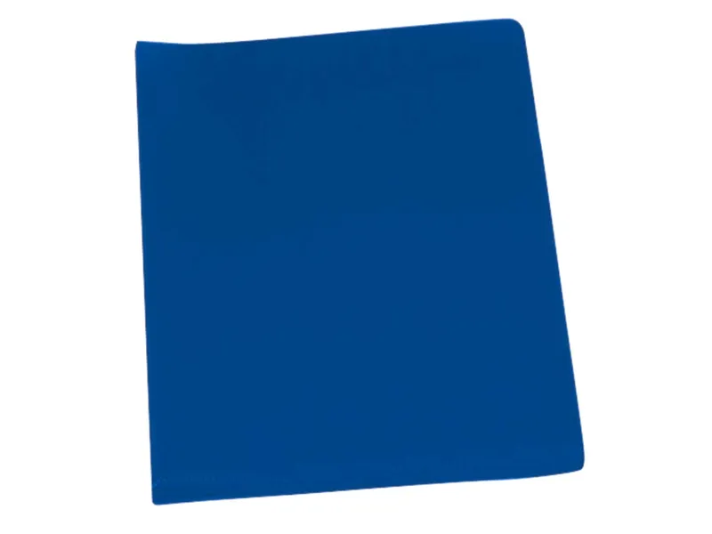 100 Sichthüllen PP DIN A4 genarbt blau, 120 µ – Produktbild 1 von 1