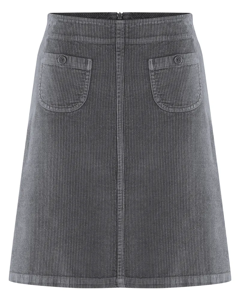 HempAge Hempage Damen vegan Rock Simple Cord Schiefergrau, Grau, – Produktbild 1 von 2