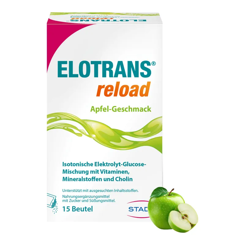 ELOTRANS ELOTRANS reload Elektrolyt-Pulver Apfel – Produktbild 1 von 1