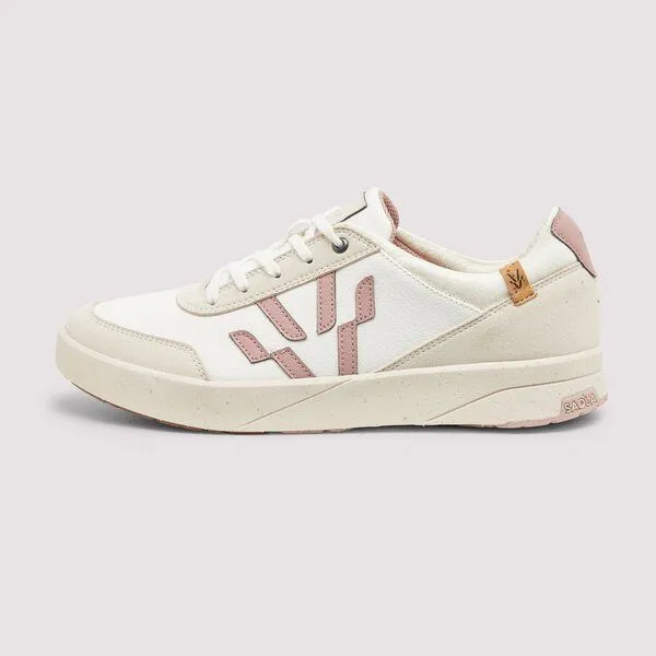 SAOLA SAOLA Cali W - leicht vegan sneaker mit elastischen Schnürsenkeln, White rose, – Produktbild 2 von 3