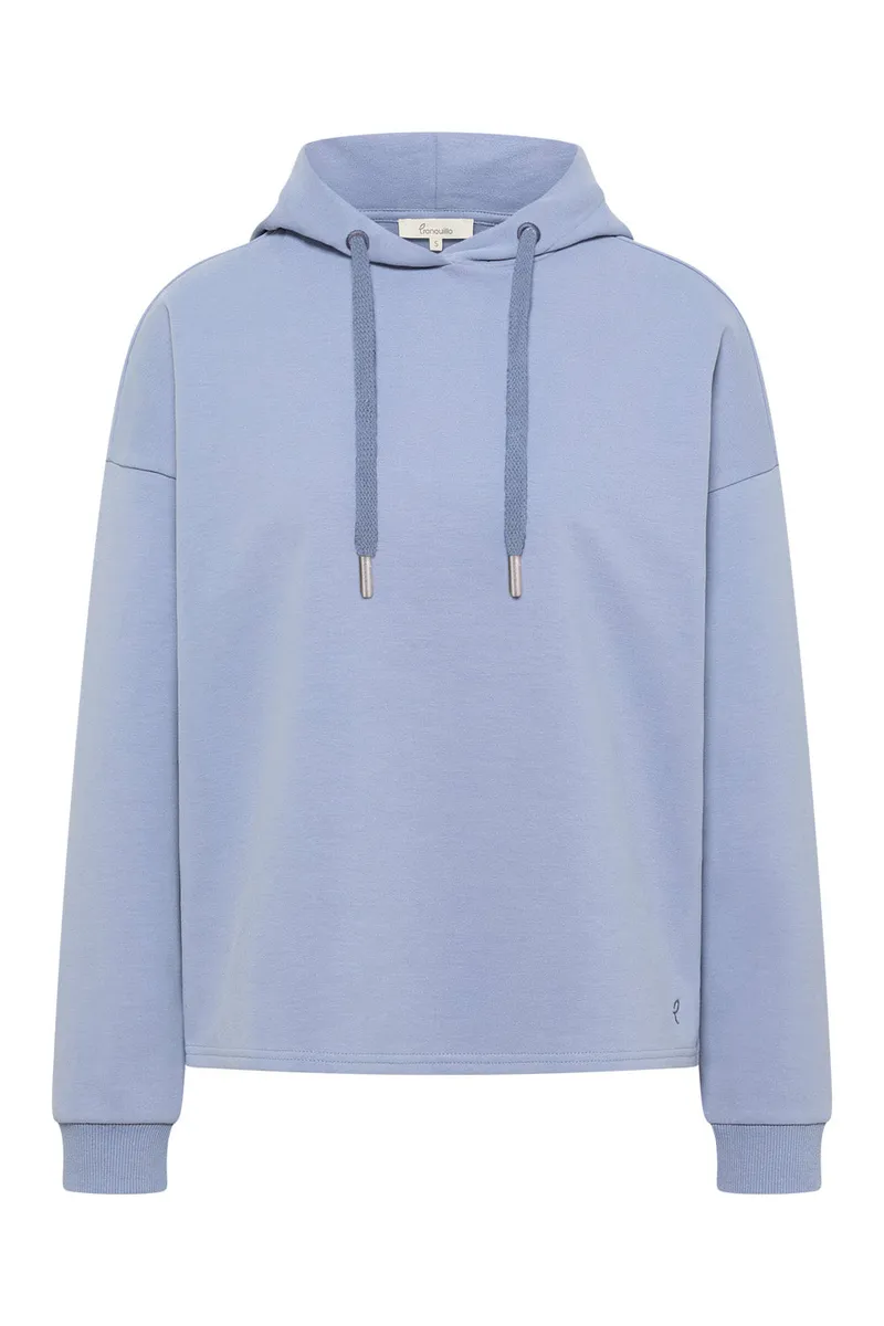 Tranquillo Hoodie Arvidee aus Biobaumwolle - tempest blue / S – Produktbild 1 von 4
