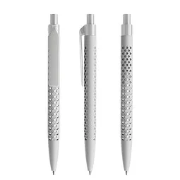 prodir prodir® Druckkugelschreiber QS40 Soft Touch PRP Push, blaue Mine, zementgrau – Produktbild 1 von 1