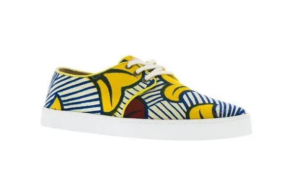 PANAFRICA PANAFRICA Bunte Sneaker - Ouagadougou - Weiß - Unisex – Produktbild 3 von 4