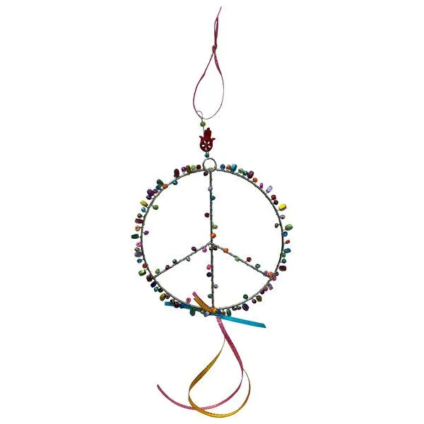 Just Be Just Be Perlen Peacezeichen klein – Produktbild 1 von 1