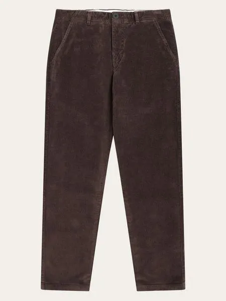 KnowledgeCotton Apparel KnowledgeCotton Apparel Chino CHUCK Cord, Chocolate torte (braun), – Produktbild 1 von 3