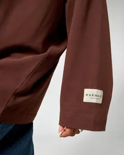 noemvri fashion label noemvri fashion label Oversized Longsleeve Bailey braun – Produktbild 1 von 1