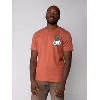 watapparel watapparel T-Shirt Unisex Coffee waves, Heritage brown, – Produktbild 1 von 1