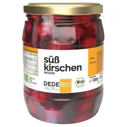 DEDEBIO SÃ¼Ãükirschen im Glas, entsteint – Produktbild 1 von 1