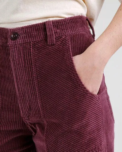 Dedicated DEDICATED Cord Hose Vara Corduroy - Fig Red – Produktbild 2 von 4