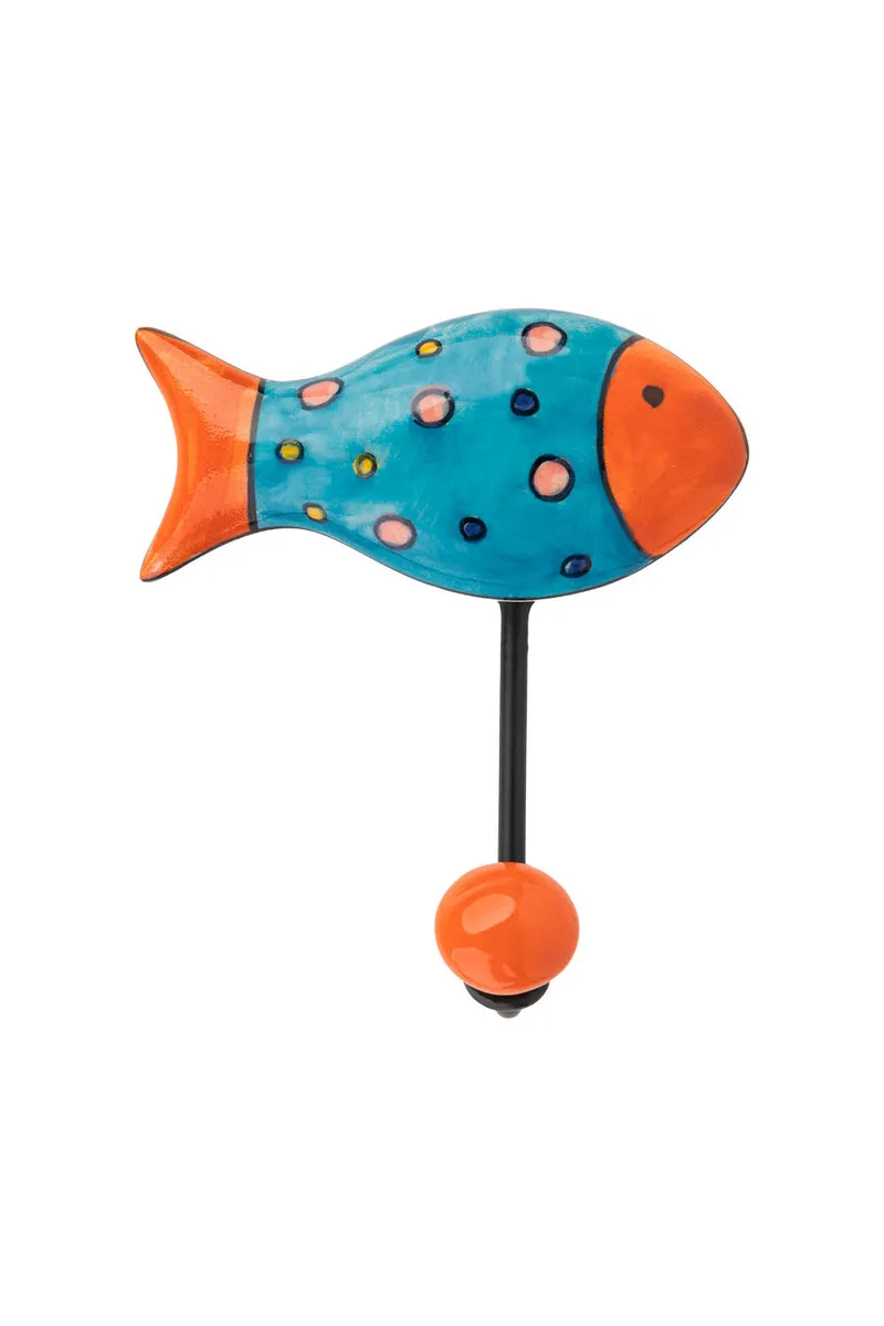 Tranquillo Wandhaken FIN FRIENDS - blau – Produktbild 1 von 1