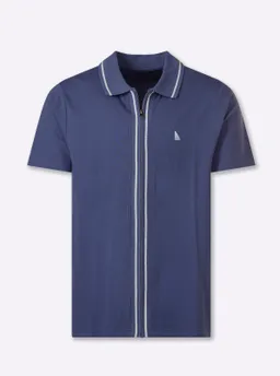 Catamaran Kurzarmshirt rauchblau-weiß – Produktbild 1 von 1