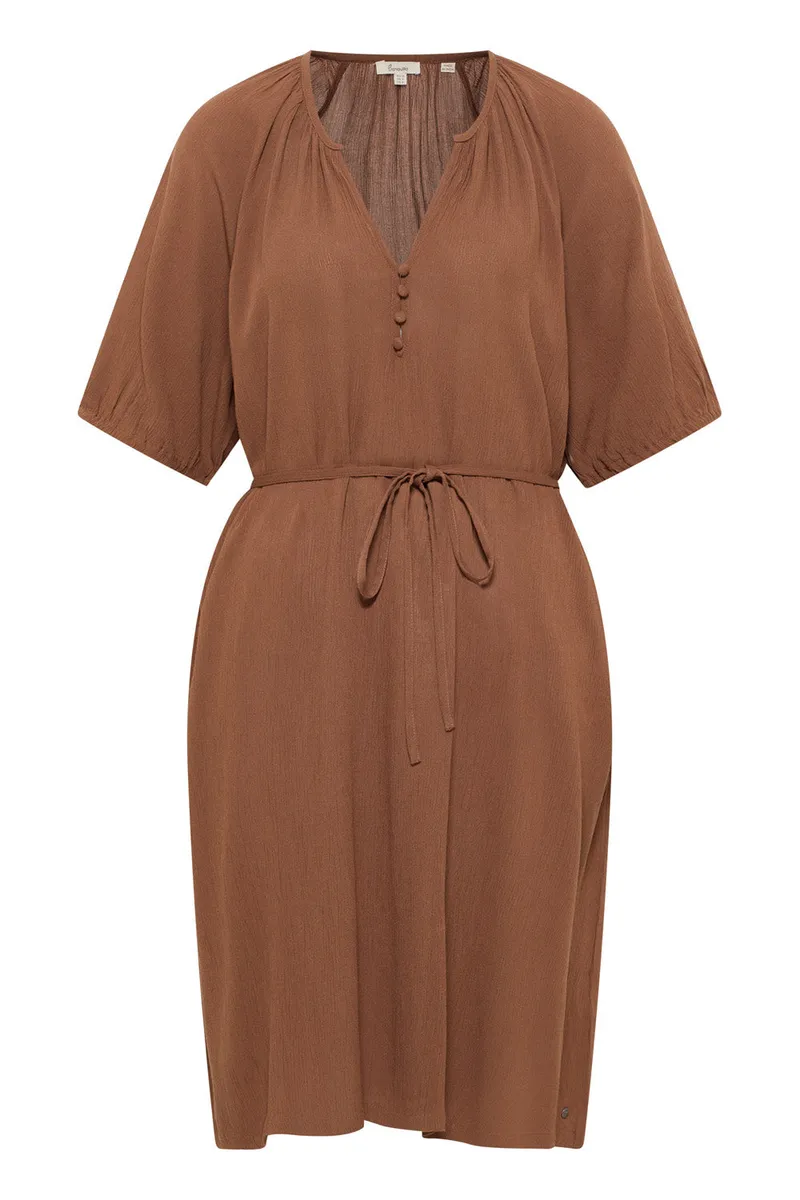 Tranquillo Kleid Saraah aus EcoVero™ Viskose - chocolate / 42 – Produktbild 1 von 2