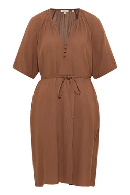 Tranquillo Kleid Saraah aus EcoVero™ Viskose - chocolate / 42 – Produktbild 1 von 1