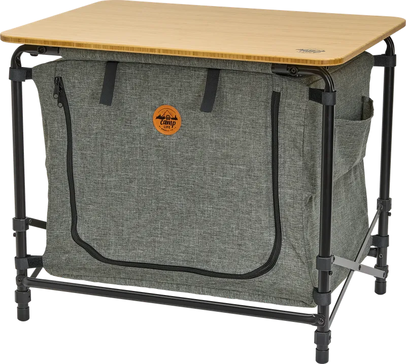 Camplife Camplife Skopje Faltbare Küchenbox mit Campingtisch 60 x 45 cm, Beige, – Produktbild 2 von 2