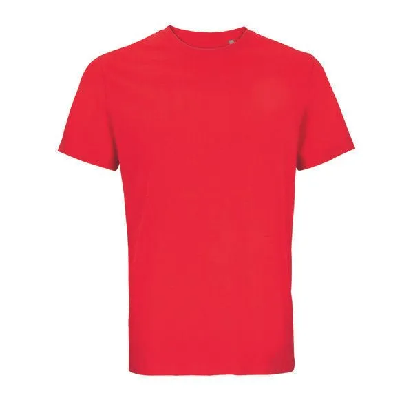 Sol's Sol's Unisex Bio Baumwolle in Umstellung T-Shirt Rundhals 27 verschiedene Farben, Rot (bright), – Produktbild 1 von 3