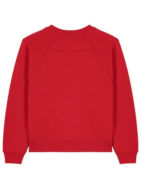 Kultgut Kultgut Raglanärmel- Goodness Sweatpullover/ Softly, Rot (tomatored), – Produktbild 3 von 4