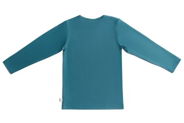 Leela Cotton Leela Cotton Baby Kinder Langarmshirt Bio-Baumwolle, Tanne, – Produktbild 3 von 3