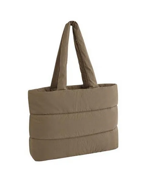 BagBase BagBase Quilted Schultertasche Recyceltes PET, Earth green, – Produktbild 2 von 4