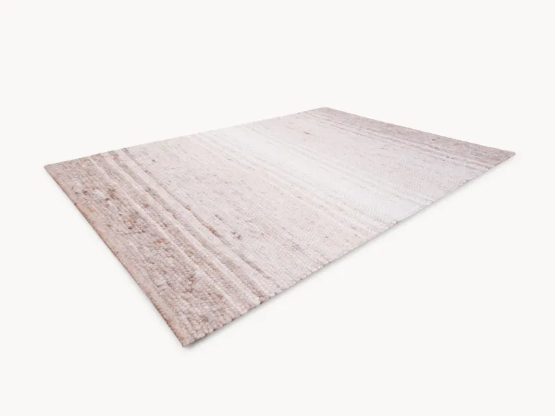 allnatura allnatura Schurwollteppich "Corrida" | 70x140 cm, Grau, – Produktbild 1 von 2