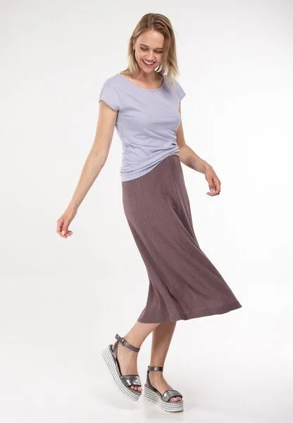 Alma & Lovis Alma & Lovis T-Shirt aus Bio-Baumwolle | Short Pure, Lavendel (lila), – Produktbild 2 von 4